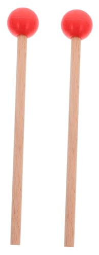 LOPUNER Marimba Schlägel mit Gummikopf 21cm Trommelstöcke für Zungentrommel Xylophon Ergonomisch Geformt Robustes Musikinstrumentenzubehör für Bühne und Musikunterricht