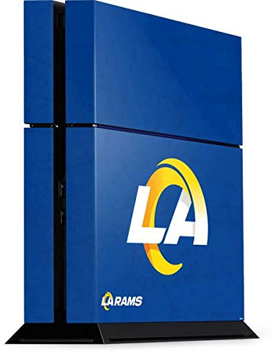 Skinit Decal Gaming Skin Compatible with PS4 Console - Officially Licensed NFL Los Angeles Rams Distressed Design