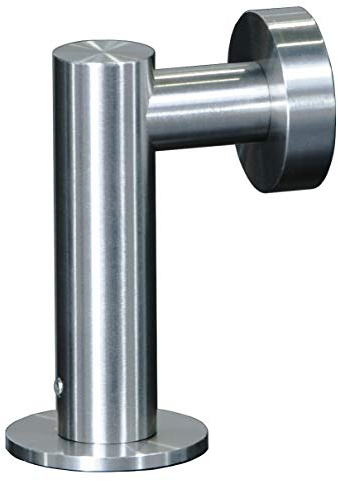 Türfeststeller mit Magnet, Edelstahl Vollmaterial matt, Türstopper, Fensterstopper, Abstandshalter, schwer, Bodenmontage, Magnethalter, Magnettürstopper, Türmagnet - PHOS Design