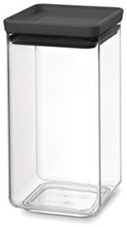 Brabantia Barattolo, Plastica, Dark Grey, 1.6 L