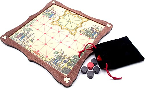 Officers & Sepoys/Asalto traditional wooden board game