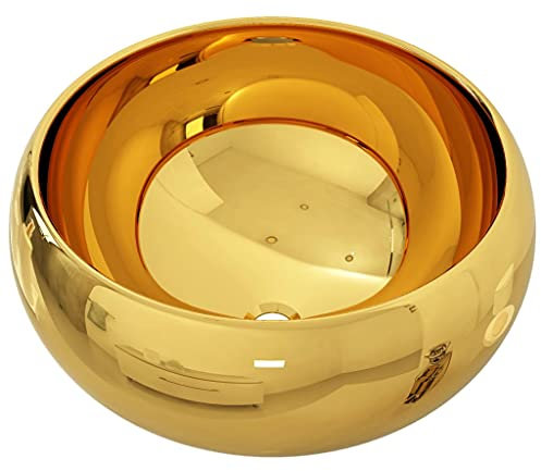 vidaXL Lavabo Evier Lave-Mains Vasque à Poser Vasque à Monter Salle de Bain Intérieur Cabine de Toilette Salle d'Eau Maison Céramique