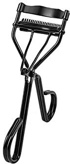 INTER-ESQUE® Wimpernzange - Eyelash Curler + 3x kostenloses Silikonpad & 3x Extra kämme – Schwarz