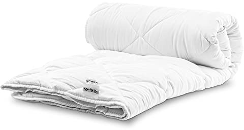 Komfortec Coperta estiva 135 x 200 cm, spessa per l'inverno, anallergica, extra calda, lavabile
