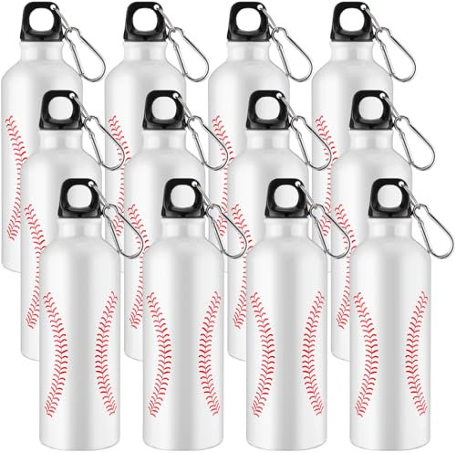 Yaomiao Softball-Wasserflaschen für Mädchen, 482 ml, Aluminium, Softball-Geschenke, auslaufsicher, wiederverwendbar, Baseball-Sportflasche für Fitnessstudio, Reisen, Teamkollege, Kaffee, Freund,