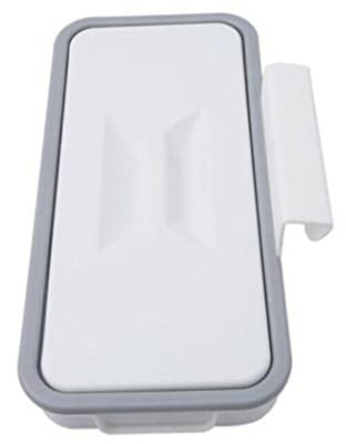 Hanging Trash Bag Holder, with Lid Over Cabinet Garbage Bag Rack Over Door Hanging Bin for Home and Kitchen