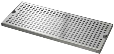 Bierabtropfschale aus Edelstahl, abnehmbare Abtropfschalen für Bars, Küche | 50x17.5x1.5 cm | Abtropfwanne für Zapfanlagen | Bar Drip Tray | große Abtropffläche | Abtropfmatte für Café und Restaurant
