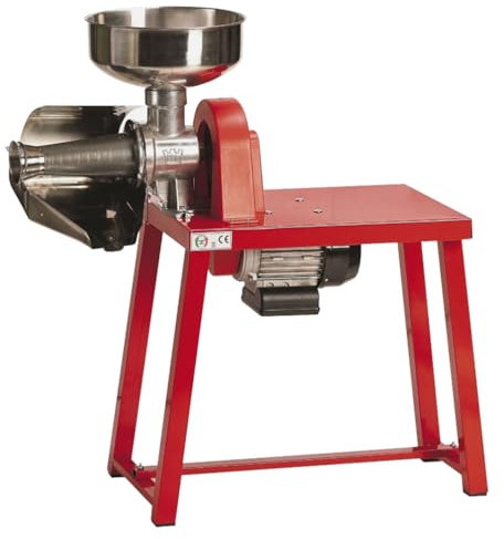Spremipomodori passamododori professionale elettrico, 330 Watt, acciaio inox