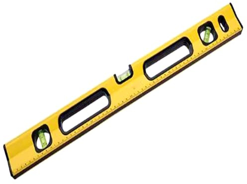 NTEK Spirit Level | High Accuracy Builders Long Spirit Level | Scaffold Level for Builders | Professional Magnetic Level | Aluminum Scaffolding Builders Spirit Level, Home DIY (Medium(60CM))