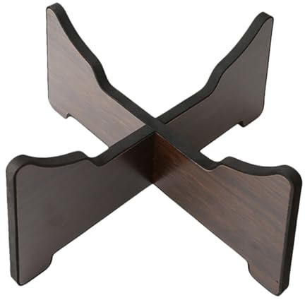 SHOWERORO Zungentrommel-halter Aus Holz Stabile Zungentrommel-halterung Für Holzzungentrommeln Bodenhaken Für Zungentrommeln Präsentationsständer Für Handpan