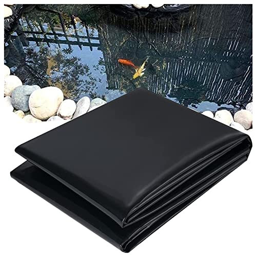 Revestimiento impermeable de polietileno de alta densidad para estanques de peces al aire libre, revestimiento de membrana reforzada para estanques pequeños, 1 x 5 m, 2 x 6 m, 4 x 7 m, 3 x 15 m, 4,5 x