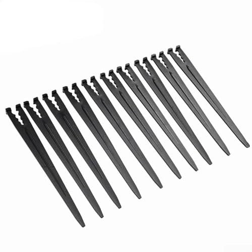 Tubo de soporte para manguera de riego de jardín, para sistema de riego por goteo de 3/5 mm, conector de fijación de tierra de guía de tubería, equipo de riego de jardín al aire libre (30 piezas)