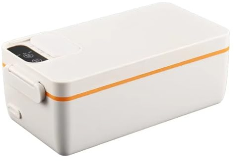 Uxsjakjsd Fiambrera Eléctrica de Acero Inoxidable: Gran Capacidad, Portátil para la Oficina y el Coche, Autocalentable, Ideal para Viajes y Trabajo.
