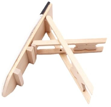 FIXOSHEE 12 Blanche en Bois et Coton, Accessoire Décoratif pour Maison de Poupée, Modèle Mini Meuble Réaliste pour Décoration et Collection