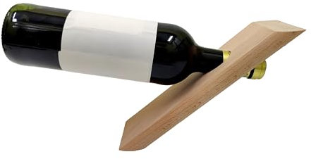 Portabottiglie di vino in legno – Supporto in legno ottimo regalo decorazione per la casa