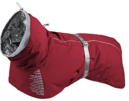 Hurtta Extreme Warmer Hundemantel, Winterjacke für Hunde Weinrot 40 cm