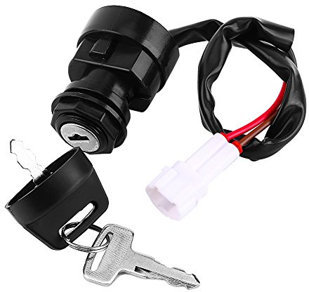 Zündschloss Cf Moto Raptor 700R Zündschlüssel, 2-Poliger Zündschalter, Start Key Lock Schalter Für YFM 350 Bruin 660R 700R 350X Warrior