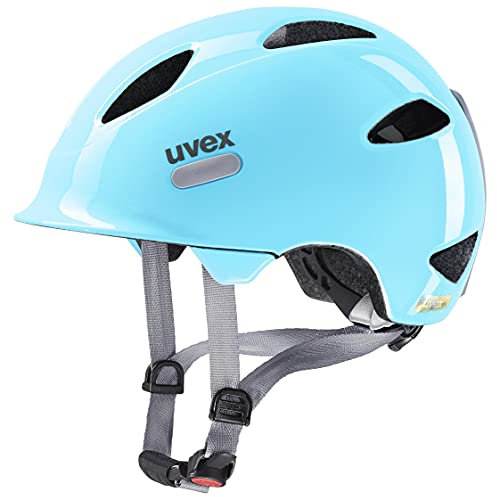 uvex OYO - Leichter Fahrradhelm für Kinder - individuelle Größenanpassung - waschbare Innenausstattung - Cloud Blue-Grey - 45-50 cm