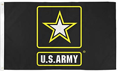 AZ FLAG Drapeau Armée de terre des États-Unis 90x60 cm 2 Œillets