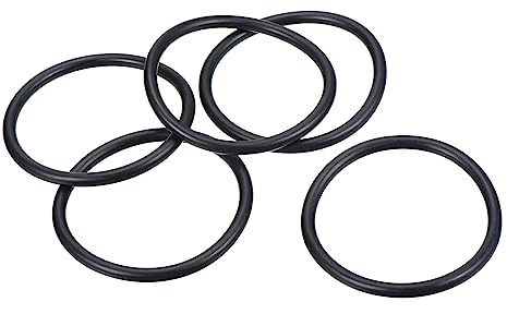 PATIKIL 20 Stück Dichtungsringe O-Ringe Gummidichtung 75mm AD 65mm ID 5mm Dicke Nitrilgummi Unterlegscheibe Dichtungssatz Gummischeiben für Auto Klimaanlage Wasserhahn Rohr Schwarz