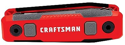 CRAFTSMAN Hex Key Set, SAE, Folding Locking 8 Piece (CMHT26025)