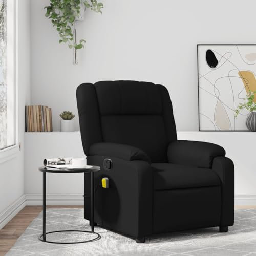 Homgoday Massagesessel Schwarz Kunstleder Stuhl Model373529