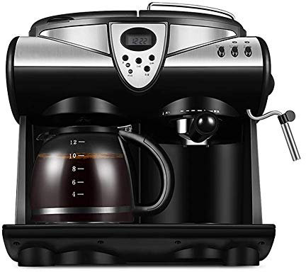 CVNIMV Cafetera Italiana Americana combinada Cafetera Totalmente automática Cafetera pequeña para Oficina y hogar La Nueva