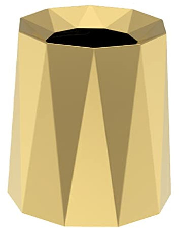 Bote de Basura Bote de Basura Redondo de plástico, Papelera, Contenedor de Basura para baño, Dormitorio, Cocina, Oficina en casa, Contenedores de Basura de 12 litros Contenedores de Basura (Color: