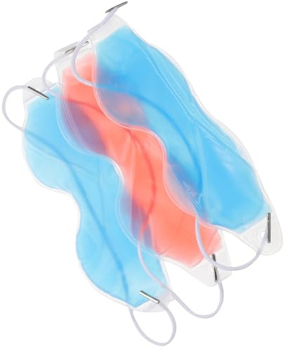 TOVINANNA 3 Stück-pack Wiederverwendbare Gel Augenmasken Kühlend Hautfreundlich Zur Linderung Von Schwellungen Und Kopfschmerzen Für Entspannung Und Augenschutz Bei Alltag Und Reisen