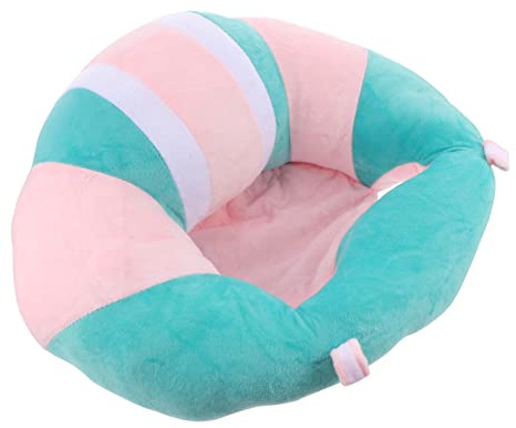 ERINGOGO Asiento de Apoyo para Bebés Cojín de Felpa Verde Antideslizante y Diseño Adorable Adecuado para Dormitorio y Habitación Infantil