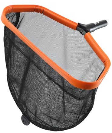 Qsvbeeqj Marco de aluminio ligero Piscina Skimmer Netto Piscinas con gran capacidad Herramienta de limpieza más eficiente más profunda duradera conexión fácil
