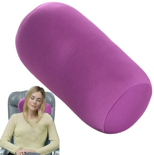 Xijobido Almohada de microperlas,Almohada en Rollo de Espuma para el Cuello | Cervical con Soporte Cervical para Mayor Comodidad | de Refuerzo de cojín de Respaldo para Yoga