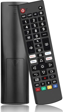Universal Remote Control for LG Smart TV Remote Replacement AKB76037605 | Compatible with All LG LCD LED OLED UHD HDTV 3D 4K Thinq TVs ,with Netflix, Prime Video, Disney+, Rakuten TV Shortcut Keys