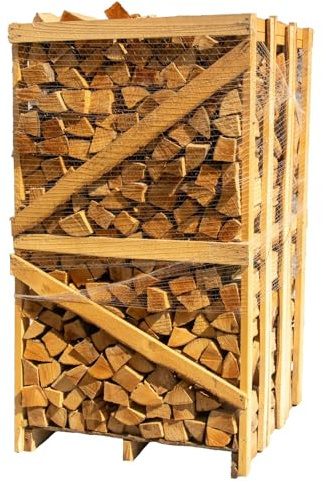 1,8 RM Box Brennholz Buche 25cm/33cm Luftgetrocknet (vorgetrocknet) 20-25% Kaminholz Feuerholz Scheitholz Kaminfeuer Lagerfeuer Pizzaofen Ofen | Holzhandel Lau (1 Box) verwendbar ab Herbst 2026 (33cm)