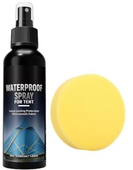 Spray impermeabile per tenda da campeggio: protezione in tessuto resistente, protezione compatta idrorepellente, rivestimento spray per esterni, protezione tessile per yacht