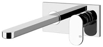Miscelatore monocomando set Gessi Emporio Via Bagutta, lavabo con bocca fissa, senza scarico, 44913031