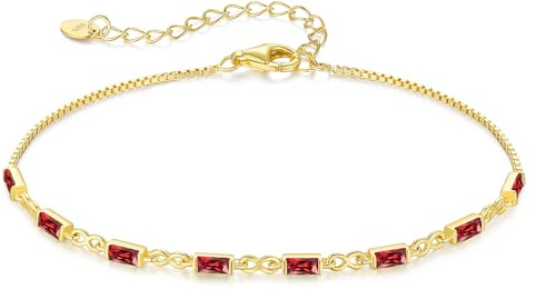 CDE Gold Armband Damen 925 Sterling Silber 14k Vergoldet | Infinity Armbänder Damen Verstellbar Armkette Schmuck Muttertag Valentinstag Geburtstag Weihnachten Geschenke
