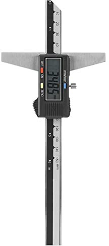 Yosoo Tiefenmessschieber Digital, Edelstahl, 0-150 mm, 0,01 mm, Nonius Messwerkzeug