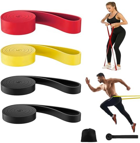 Elastique Musculation,Bande de Resistance avec Ancrages de Porte pour Homme Femme Bande Elastique Fitness pour Pilates, Yoga, Musculation,Physiothérapie