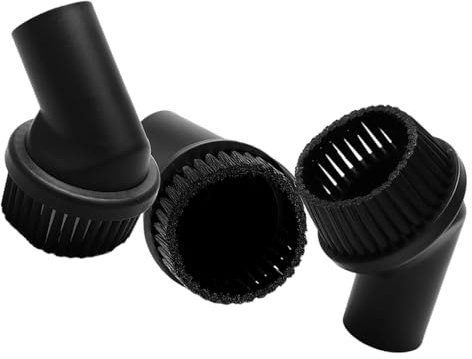WOURRD Pack Of 3 Hairs Brushes Round Dusting Brush Vacuum Cleaners Attachment For Vacuum Cleaners Accessories
