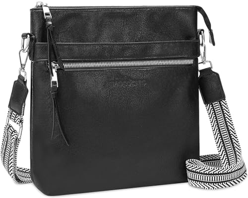 MOCOCITO Umhängetasche Damen Handtasche damen Leicht Damen Schultertasche aus Veganes Leder Crossbody Bags für Frauen mit Verstellbar Abnehmbar Breiter Gurt