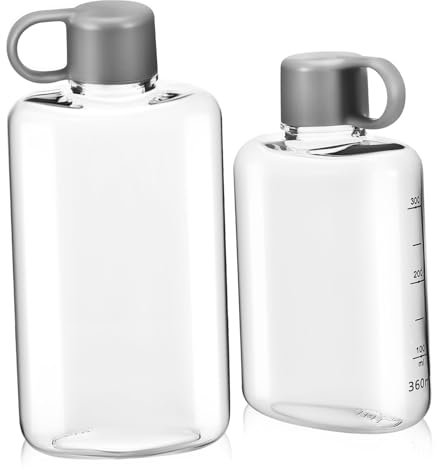 Toyvian 2pièces Bouteille Eau De Voyage Transparente Capacité Pour Activités De Plein Air Et Utilisation