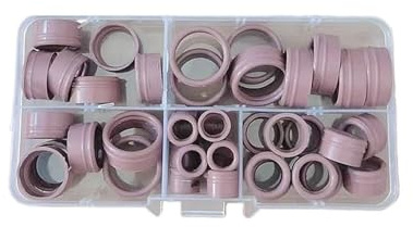 BAFEIYA O-Ring 40 Stück Klimaanlagen-Rohrverbindungs-Dichtungs-Gummiring, O-Ring-Dichtung(16PCS)