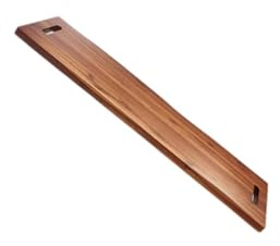 BEALIFE Tabla de cortar rectangular grande para cocina, ideal para servir quesos y exhibir frutas en eventos en casa, con asas, decorativa.