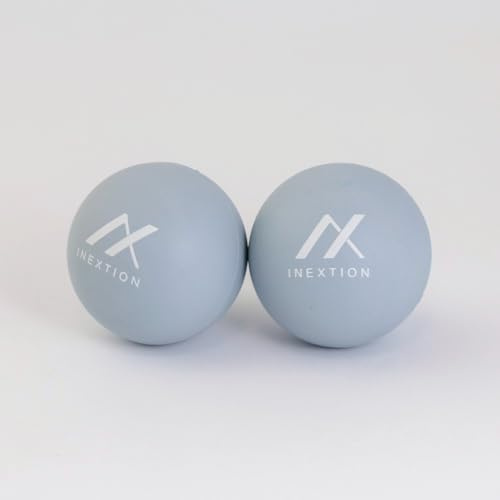 INEXTION - Therapy Massage Balls (2-Pack), High-Density Fascia Balls for Targeted Muscle Relaxation & Daily Recovery - 50D & 65D Hardness Options (Tranquil Blue + Tranquil Blue (65D+65D))