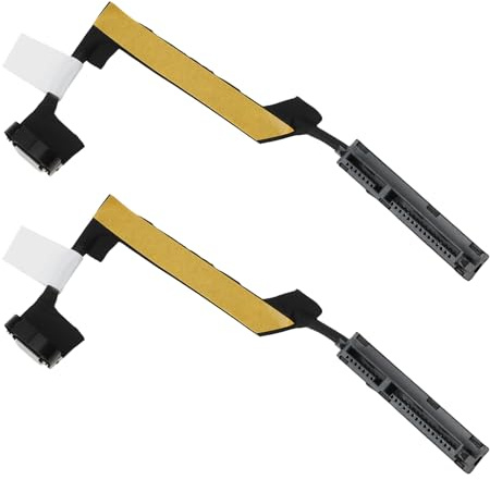 eMagTech Lot de 2 Câbles SATA pour Disques Durs HDD Et SSD 0M9XK Compatible avec Dell Latitude 5400 5401 5410 5411 Et E5400