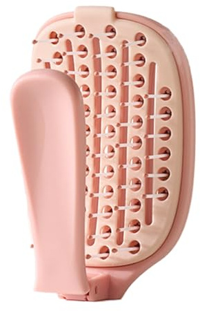 Detangling Brush for Thick Hair - Foldable Hairstyling Supplies, Hair Smoothing Comb for Women Girls Mothers, Portable Care Tool for Home Salon Hotel Travel Swimming Pool
