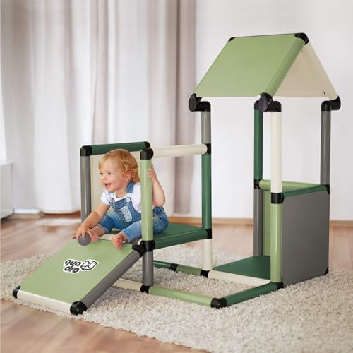 Quadro Adventure Home – Modulares Klettergerüst und Spielturm für Kinder, 220 Teile, ab 6 Monaten, Indoor/Outdoor, UV-stabil, Made in Germany