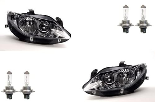 Johns, Scheinwerfer Halogen passend für Seat Ibiza 6J 08-12 mit H7 H7 Satz Links Rechts