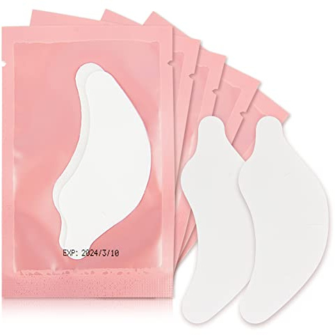 Lunamoon Augenpads für Wimpernverlängerung Wimpern Pads Eyelash Pad 50Paar | Wimpernverlängerung Pad,Wimpern Augenpads,Wimpern Patches,Eye Patch for Eyelash Extension,Wimpern Extensions Zubehör